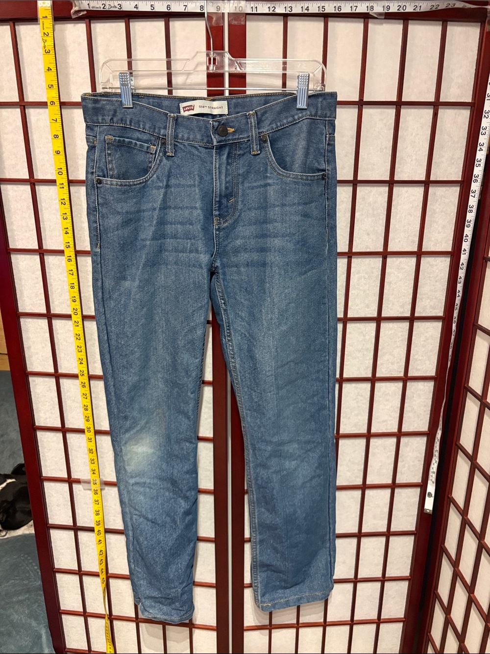 Levi's 514 28x30 Men’s Medium Blue Straight Jeans